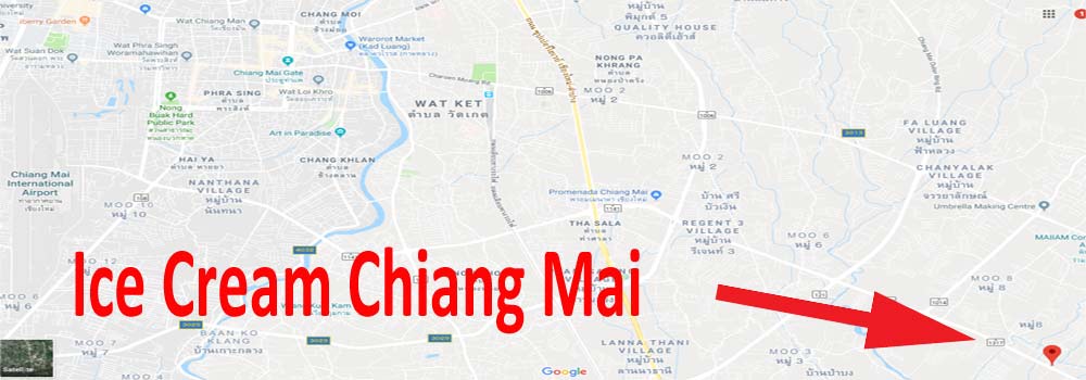 แผนที่ร้านไอศครีมเชียงใหม่
