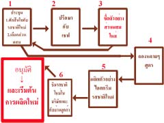แผนผังและการผลิตรสชาติใหม่